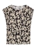Garcia Top in Schwarz/ Creme