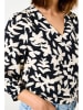 Garcia Bluse in Schwarz/ Weiß