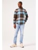 Garcia Blouse bruin/lichtblauw