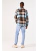Garcia Blouse bruin/lichtblauw