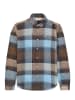 Garcia Hemd  in Braun/ Hellblau