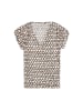 Garcia Shirt in Creme/ Braun
