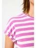 Garcia Shirt in Weiß/ Pink