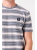 Garcia Shirt in Creme/ Blau