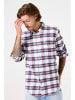 Garcia Blouse wit/rood/donkerblauw