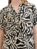 Tom Tailor Kleid in Schwarz/ Beige