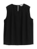 Tom Tailor Blusentop in Schwarz