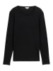 Tom Tailor Longsleeve in Schwarz