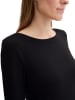 Tom Tailor Longsleeve in Schwarz