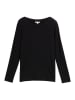 Tom Tailor Longsleeve in Schwarz