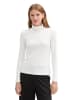 Tom Tailor Longsleeve in Weiß