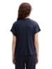 Tom Tailor Bluse in Dunkelblau