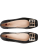 Högl Leder-Ballerinas "Petty" in Schwarz