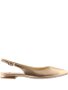 Högl Leren slingballerina's "Mona" goudkleurig