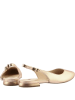 Högl Leren slingballerina's "Mona" goudkleurig