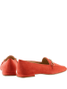 Högl Leren mocassins "Vera" koraalrood