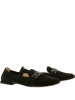 Högl Leder-Slipper "Madeleine" in Schwarz