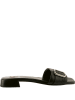 Högl Leren slippers "Eila" zwart