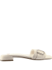 Högl Leder-Pantoletten "Eila" in Creme
