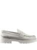 Högl Leren mocassins "Bailey" zilverkleurig