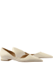 Högl Leren ballerina's "Vivien" crème