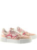 Högl Leren sneakers "Frankie" crème/lichtroze/goudkleurig
