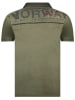 Geographical Norway Koszulka polo "Kimac" w kolorze khaki
