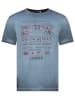 Geographical Norway Shirt "Jorick" in Blau