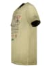 Geographical Norway Koszulka "Jorick" w kolorze khaki