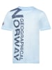 Geographical Norway Shirt "Jotz" lichtblauw