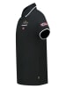 Geographical Norway Poloshirt "Kara" in Schwarz