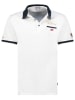 Geographical Norway Koszulka polo "Kara" w kolorze białym