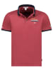 Geographical Norway Koszulka polo "Kara" w kolorze bordowym
