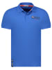 Geographical Norway Koszulka polo "Koffroy" w kolorze niebieskim