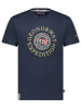 Geographical Norway Koszulka "Joe" w kolorze granatowym