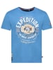 Geographical Norway Shirt "Jaldemar" in Blau