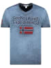 Geographical Norway Shirt "Jimdo" in Blau