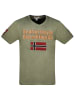 Geographical Norway Koszulka "Jimdo" w kolorze khaki