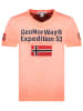 Geographical Norway Koszulka "Jimdo" w kolorze pomarańczowym