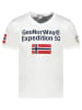 Geographical Norway Koszulka "Jimdo" w kolorze białym
