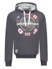Geographical Norway Hoodie "Girkel" antraciet