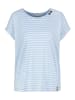 Sublevel Shirt in Hellblau/ Weiß