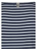 Sublevel Shirt in Dunkelblau/ Weiß