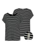 Sublevel Shirt in Schwarz/ Weiß