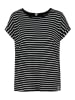 Sublevel Shirt in Schwarz/ Weiß
