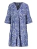 Sublevel Jurk blauw/wit