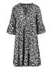 Sublevel Kleid in Weiß/ Schwarz