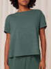 Triumph Pyjamashirt donkergroen