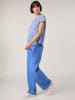 TAIFUN Blouse blauw/beige