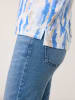TAIFUN Shirt wit/beige/blauw